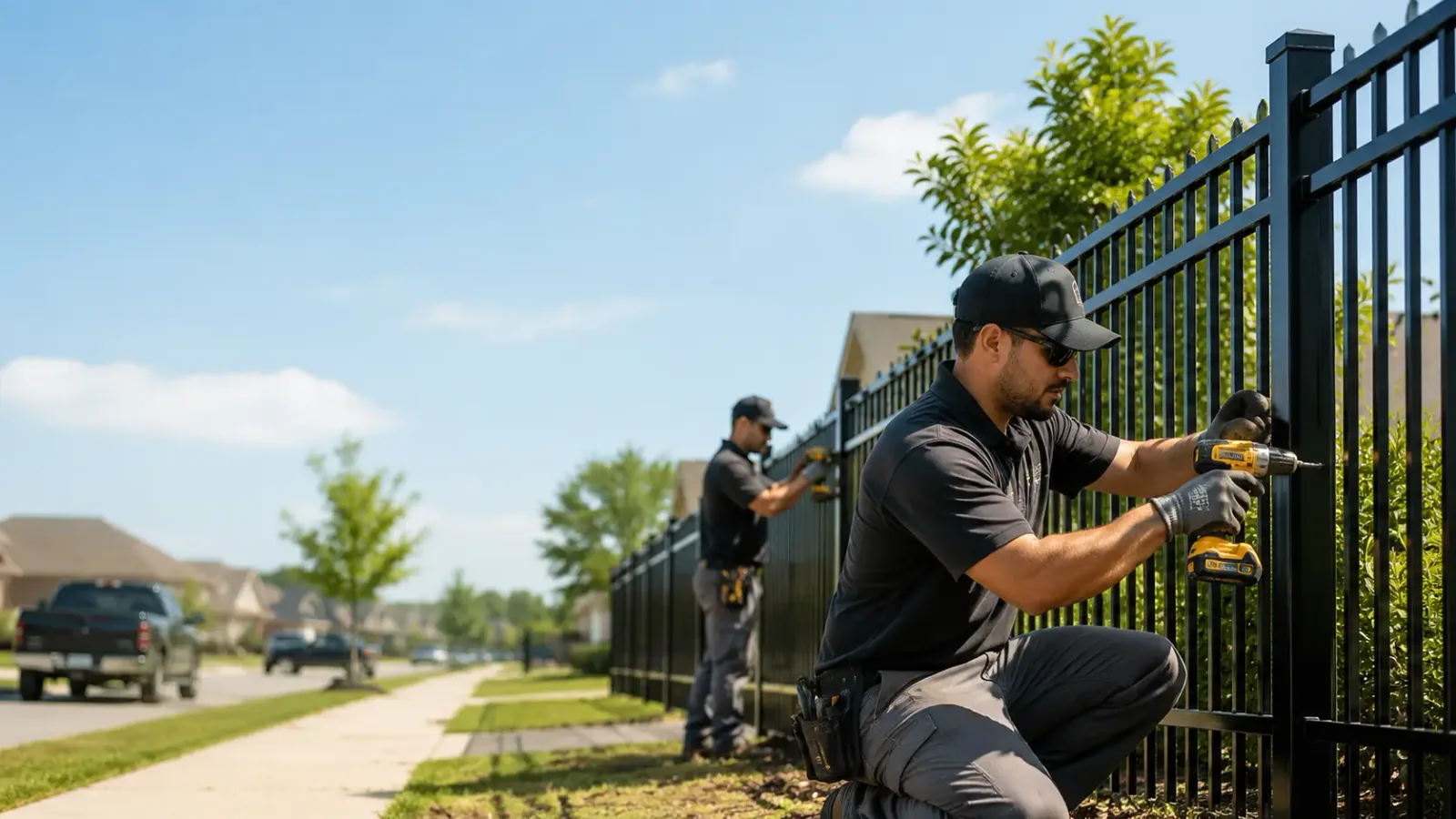 Metal Fence Installation in Westwood, MA